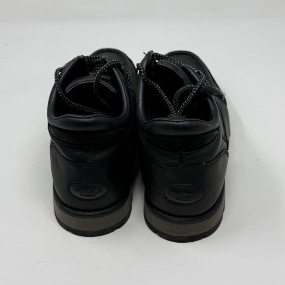 Rockport XCS Waterproof Chukka Boots Mens 8 W Wide Black Leather Preppy Gorpcore main image 5